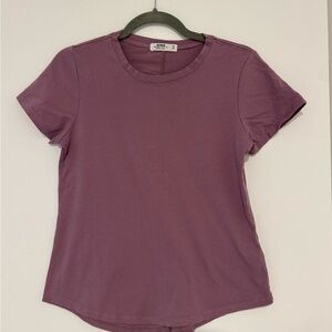Cotton On Purple Fitted Tight Short Sleeve Tee 100% Cotton - beautiful!